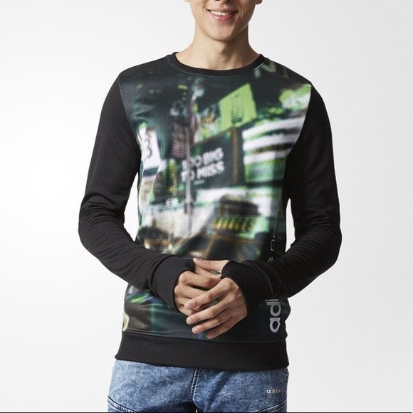 🎉HP🎉 Adidas Neo City Lights Raglan Top XL RARE